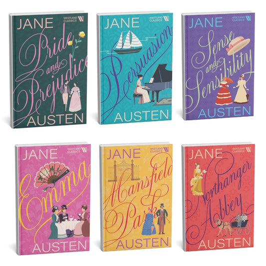 Jane Austen Eternal Romance Collection - Set of 6 Bestselling Classics