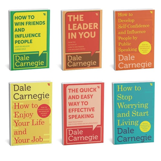 Dale Carnegie 6-Book Premium English Paperback Bundle