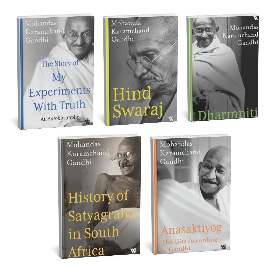 Gandhi Core Writings – Truth and Swaraj | Complete 5-Book Collection (English)