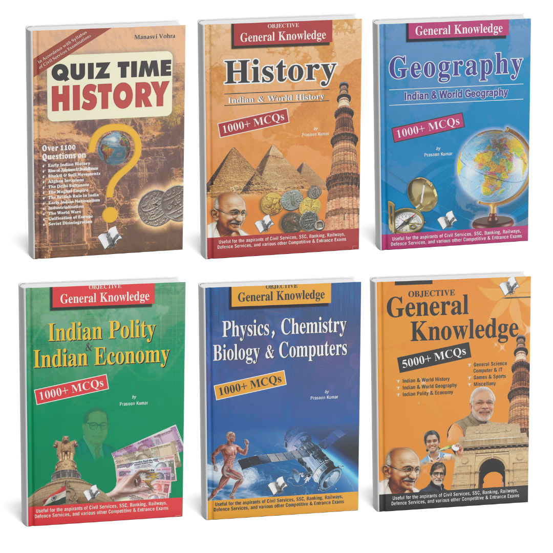 Competitive Exam &amp; GK Booster - Set of 6 Books