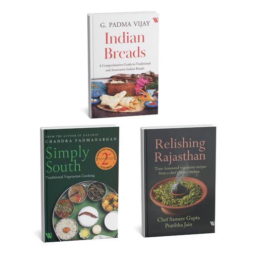 Flavours of India: The Vegetarian Kitchen (English) - 3 Books Set