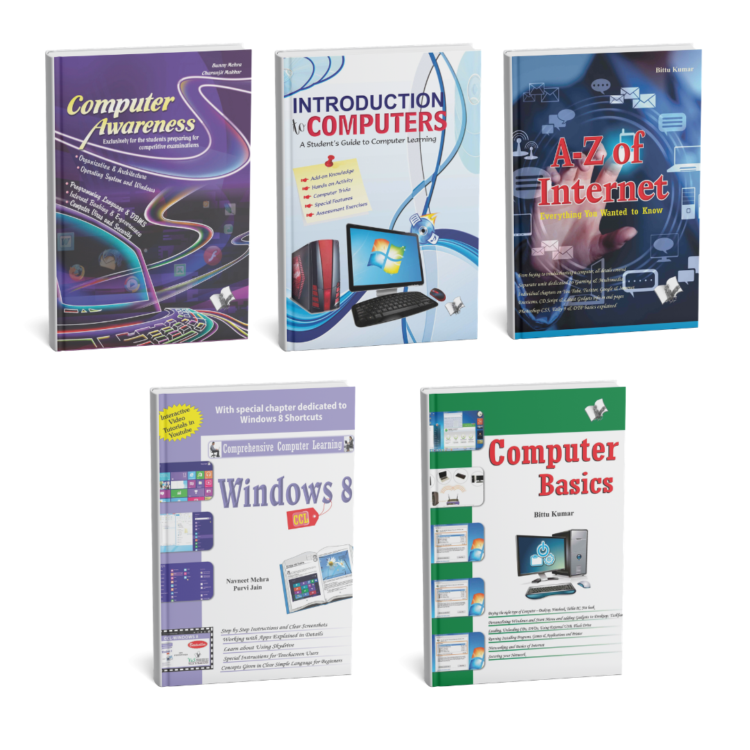 Computer Basics &amp; IT Literacy - Set of 5 Books