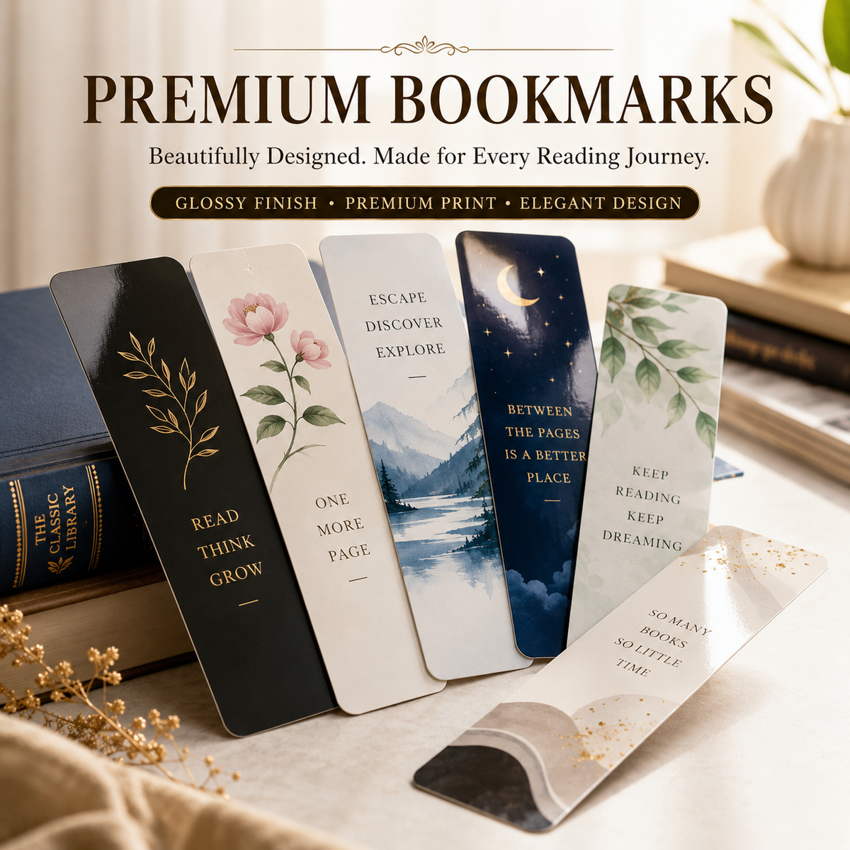 Premium Durable Bookmark